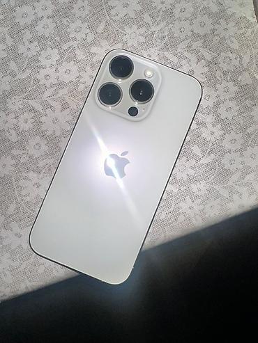 mini iphone: IPhone 15 Pro, Б/у, 128 ГБ, White Titanium, Защитное стекло, 97 % — 5