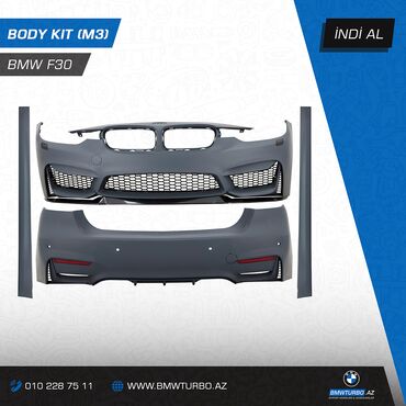 bmw 1 серия 118i steptronic: Bmw f30 üçün — body kit (m3) 🔵⚫️
