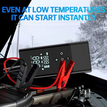 Avtomobil kompressorları və nasosları: Avtomobil üçün çoxfunksiyalı “Jump Starter + Hava Kompressoru” cihazı — 6