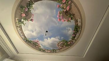 Натяжной потолок: Натяжной потолок Матовое Монтаж — 13