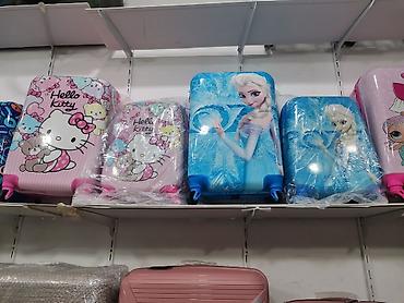 Çamadanlar: Şəkilli uşaq səyahət çamadanlarının online satışı 4 ədəd 360 dərəcə — 8