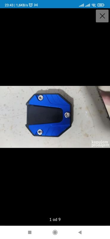 Ostali motocikli i skuteri: Ploča/proširenje nogare za motocikl - Funkcija: proširenje oslonca — 10