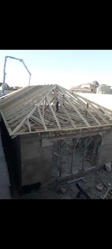 Dam işləri: Müxtəlif növ dam konstruksiyaları və örtüklərinin quraşdırılması, dam — 5