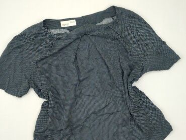 czarne bluzki z koronką przy dekolcie: Blouse, Esprit, XL (EU 42), condition - Good