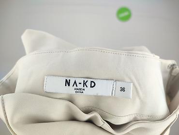 nutmeg spodnie: NA-KD, Spodnie materiałowe damskie, rozmiar S — 4
