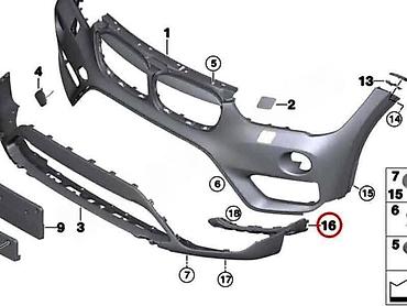 felne bmw e90: NOSAČ BRANIKA F48 ZA BMW X1 | BMW x1 f48 prednji nosač branika — 4