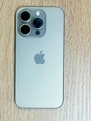iphone d: IPhone 15 Pro, Б/у, 128 ГБ, Серебристый, 80 % — 1