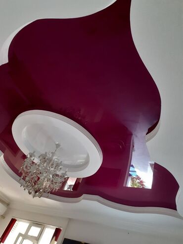 Натяжной потолок: Натяжной потолок Матовое, 3D потолки, Глянцевое Гарантия, Монтаж, Бесплатная консультация — 18