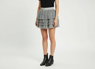 spódnice plisowane srebrne: Спідниця жіноча, розмір L