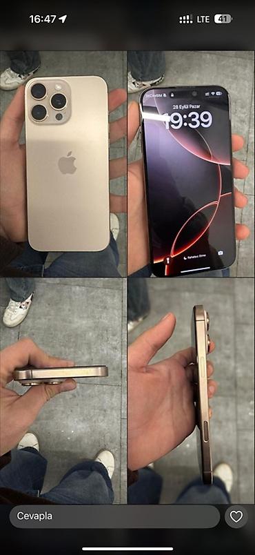 honor magic 6 pro aksesuar: IPhone 16 Pro Max, 256 GB, Desert Titanium, Face ID — 1