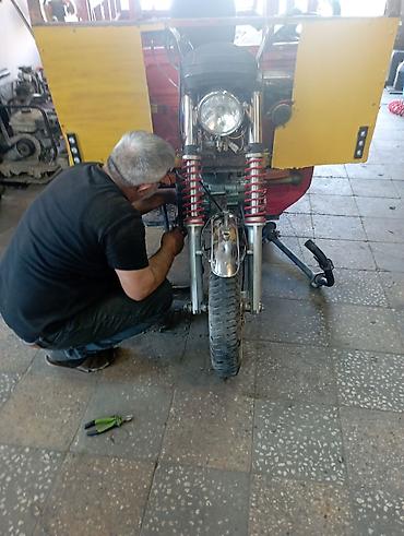 yuk maşinlari: Yükdaşıma üçün üçtəkərli motoaraba (motoblok əsaslı mini yük maşını) — 10