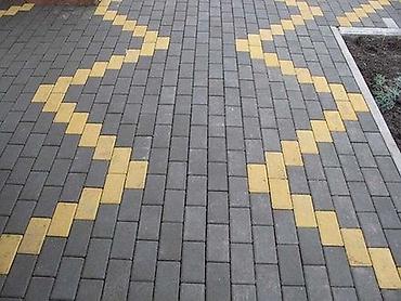 Укладка плитки: Благоустройство тротуарной плиткой/брусчаткой - Укладка тротуарной — 7