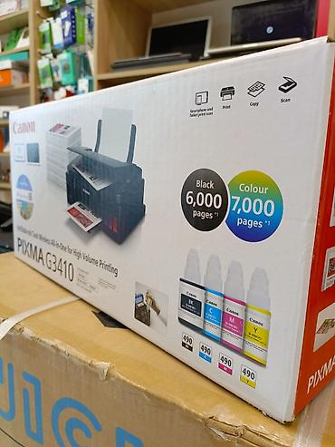 epson a3 printer: Canon PIXMA G3410 çoxfunksiyalı printer - Çap/Surəti/Skanirovka — 5
