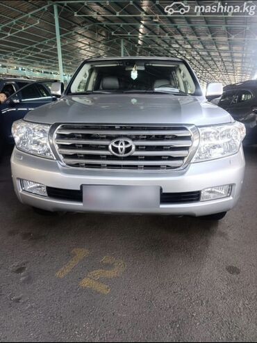 Toyota: Toyota Land Cruiser 200, серебристый кузов, V8. Основные