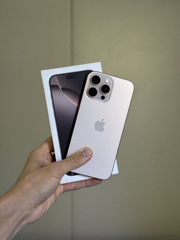 redmi note 13 pro plus 5g цена в бишкеке: IPhone 16 Pro Max, Колдонулган, 256 ГБ, Desert Titanium, Куту, 98 %