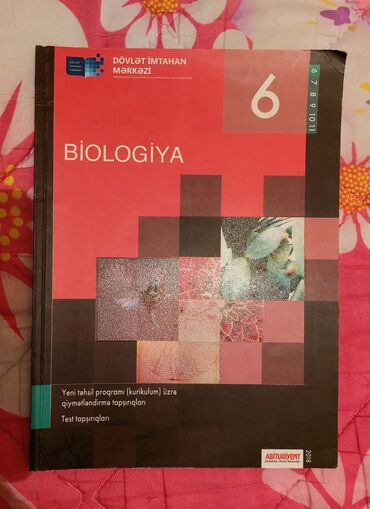 Testlər: Biologiya DİM 6-cı sinif. İli 2018. Çatdırılma: Nəsimi, Nərimanov