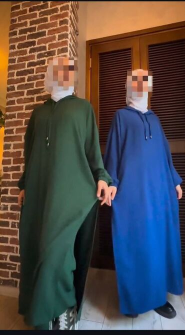 Hicab: Hicab paltarları. Panço, makaronka don, yupka dəst, anqorka geyim — 29