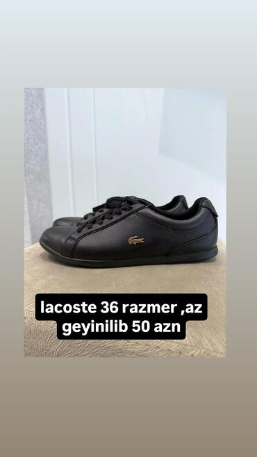 Krossovka ve ketlər: Ölçü: 36, rəng - Qara, Yeni