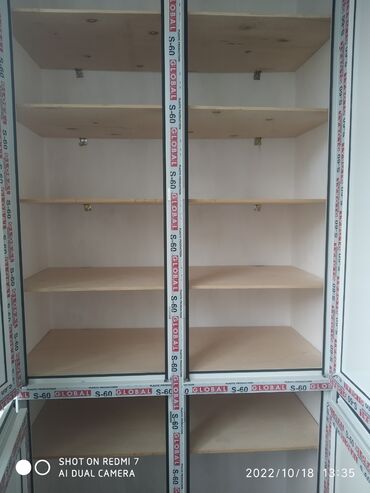 Digər mebel: Balkon üçün plastik şkafların yığılması və quraşdırılması Ağ rəngdə 90 — 9