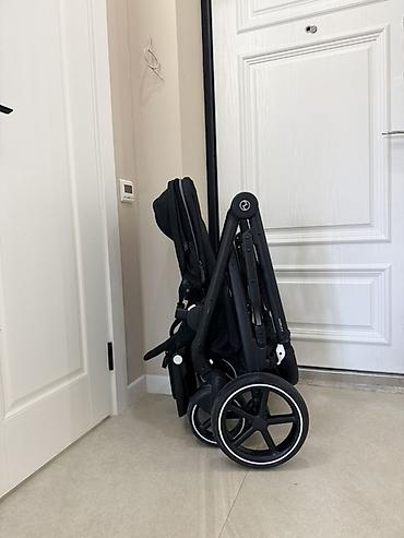 Коляски: Детская коляска для двоих детей Cybex Gazelle S — черная, модульная — 4