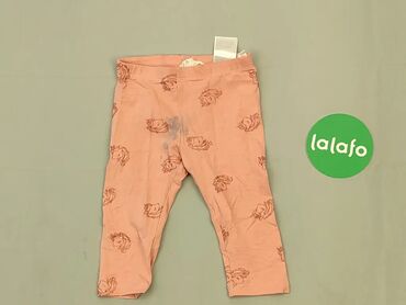 różowe legginsy: Legginsy dziecięce, H&M, 2-3 lat, 92/98, stan - Dobry