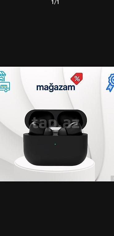 Bluetooth simsiz qulaqcıq – kompakt şarj qutusu ilə - Rəng: qara -