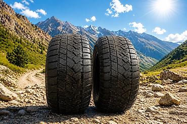 devo tiko: 275/55/R17 - Зимние шины Continental, практически в новом состоянии — 1
