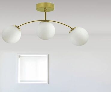 лампа настольная: Çılçıraq, 3 lampa, Şüşə