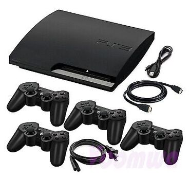 playstation 3 islenmis: Bir Ps 3 6 ədəd oyun diski 2 joystick (1 orginal, 1 sadə) Heç bir