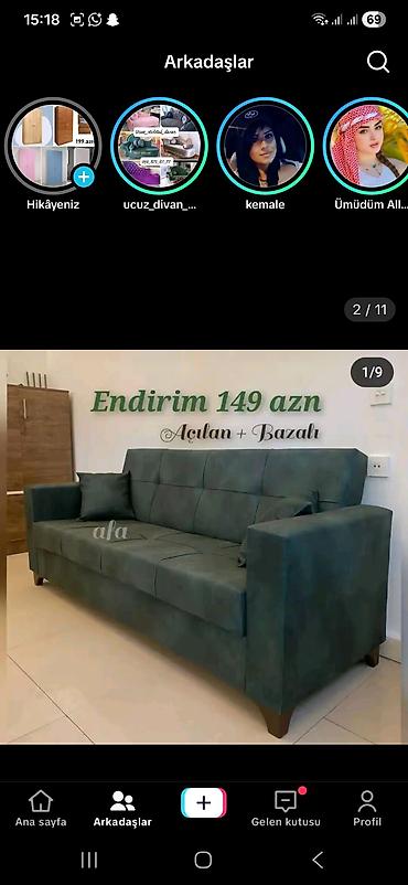 Divanlar: Divan, Yeni, Açılan, Bazalı, Parça, Ödənişli çatdırılma — 1