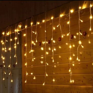 Товары для праздников: Светодиодная Гирлянда Бахрома Прекрасно подходит для украшения дома