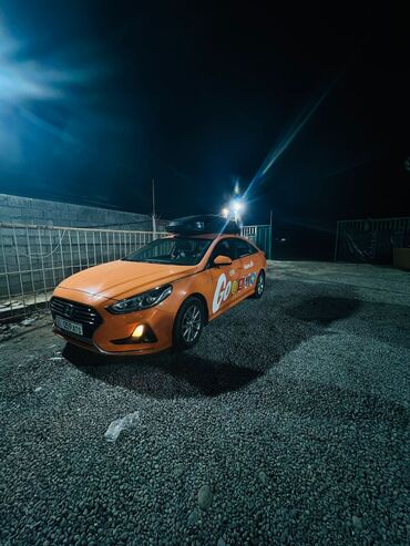 электромобиль в аренду: Ижарага берем Hyundai Sonata такси үчүн, Узак мөөнөткө, | Күрөө, Айдоочулук күбөлүгүк, Мотор оңдоо арендага берүүчүдөн