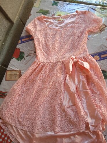 розовое: Повседневное платье, Короткая модель
