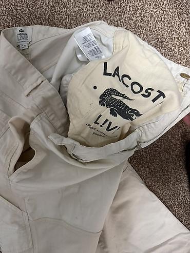 детский чемодан бишкек: Оригинальные Lacoste L!VE Heritage Patchwork Стильные фирменные брюки — 7