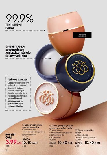 Bədənə qulluq: Oriflame bədən və şəxsi qulluq məhsulları – seçilmiş kolleksiyalar — 67