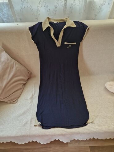 toxunma yun donlar: Qadın paltarı – Je markası, ölçü 36 - Model: Polo üslublu