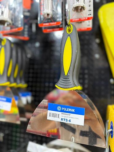 Шпатели: Polemak spatula – model RTS-6. - Bıçaq materialı: yay poladı (spring — 1