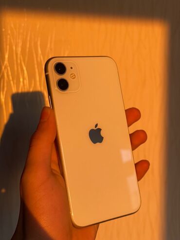 iphone 11 qiymeti azerbaycanda: IPhone 11, 128 GB, Ağ, Simsiz şarj, Face ID, Sənədlərlə