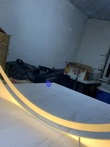 свет для дискотеки: Круглое зеркало с LED‑подсветкой и сенсорным управлением - Диаметр — 2