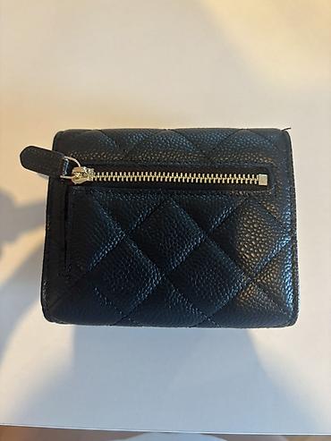 Chanel klassik qabarıq tikişli kiçik pulqabı - Rəng: qara, qızılı lalafo.az -da — 2 Chanel klassik qabarıq tikişli kiçik pulqabı - Rəng: qara, qızılı — 2