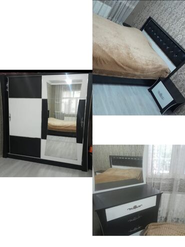 Divanlar: İkinəfərlik çarpayı, Dolab, Termo, 2 tumba, İşlənmiş