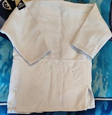 Uşaq dünyası: Adidas uşaq cüdo kimono dəsti - Brend: Adidas - Rəng: ağ - Komplekt — 5