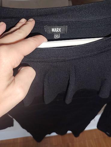 Haljine: Crna pletena haljina MARX, veličina M. * dužina 96cm *poobim kukova — 3