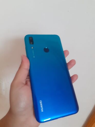 Huawei Y7, 32 ГБ, цвет - Синий, Гарантия, Сенсорный, Отпечаток пальца