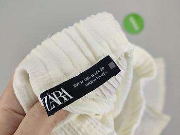 suwak: Zara, Spodnie materiałowe damskie, rozmiar M — 4