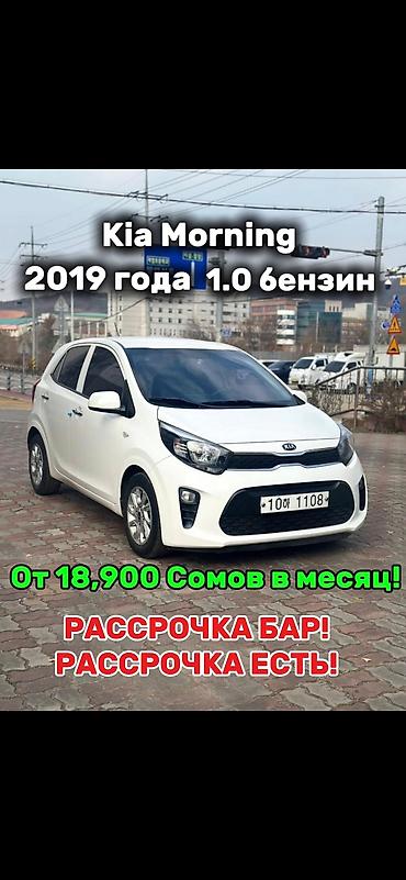 Kia: Kia Morning: 2019 г., 1 л, Автомат, Бензин, Хэтчбэк — 1