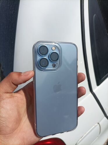 купить макбук м1 бу: IPhone 13 Pro, Б/у, 128 ГБ, Sierra Blue, Чехол, 92 %