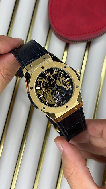 ucuz saat: Yeni, Qol saatı, Hublot, rəng - Qızılı — 4
