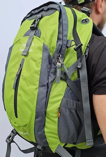 Sportske torbe i rančevi: Planinarski ranac Sentman Adventure 40L – zeleni/sivo-crni - — 7