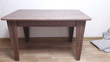 açılan masa: Taxta yemək/çay masası - Material: təbii ağac fakturalı MDF/laminat — 1